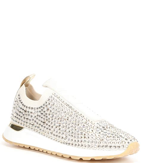 dames slip on michael kors|michael kors stretch knit sneakers.